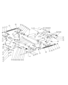 Lift Assembly Diagram and Parts List for M48-KW 53AI8CTV750-23HP Cub Cadet Lawn Tractor